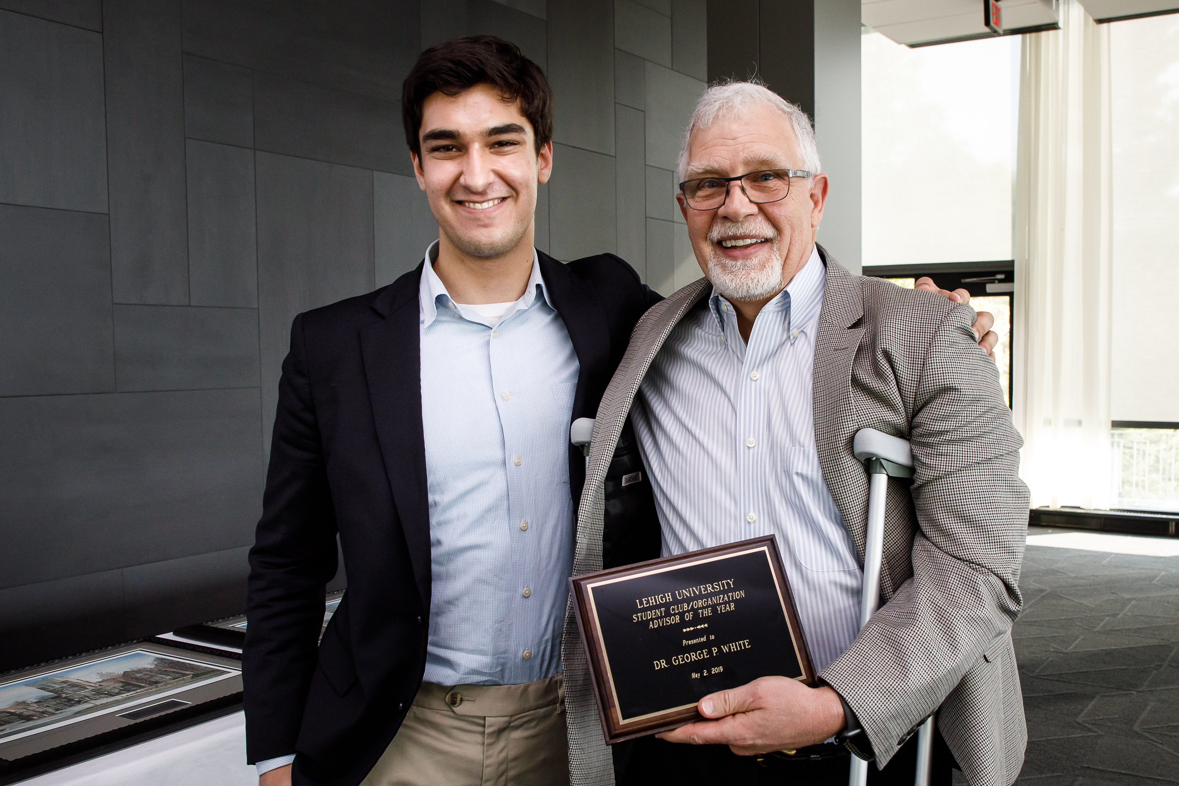 2019 Winner and presenter