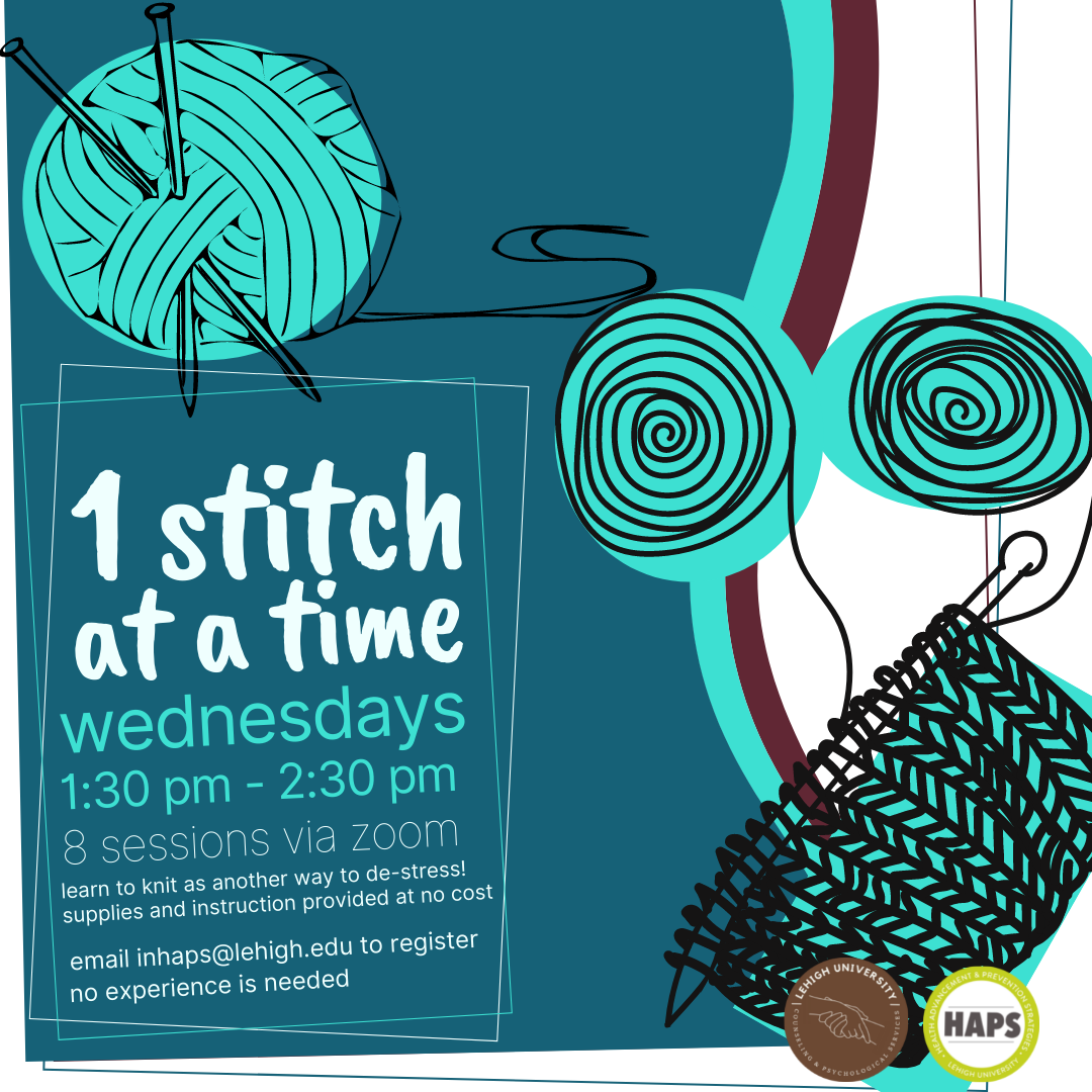 flyer for one stitch at a time