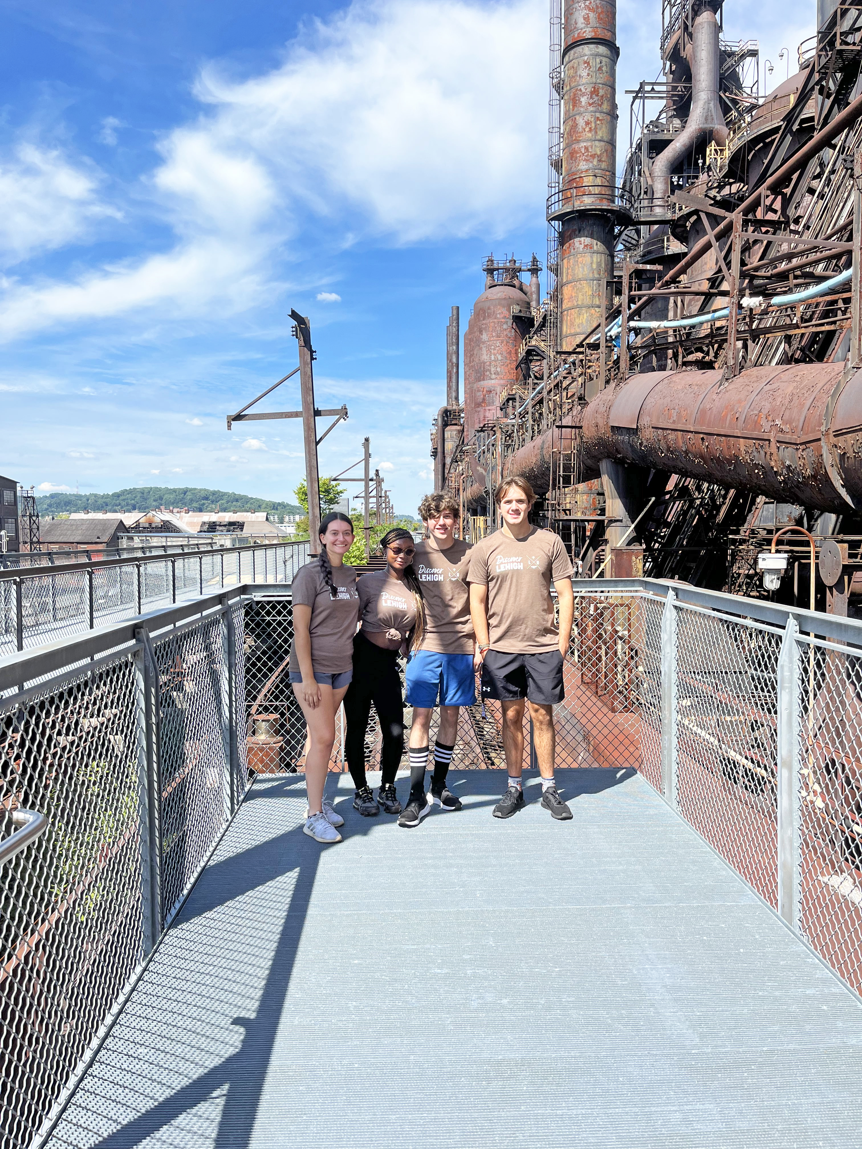 Discover Lehigh Students at the Steel Stacks
