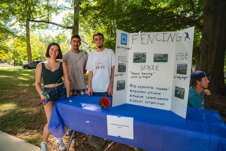 members of the fencing club