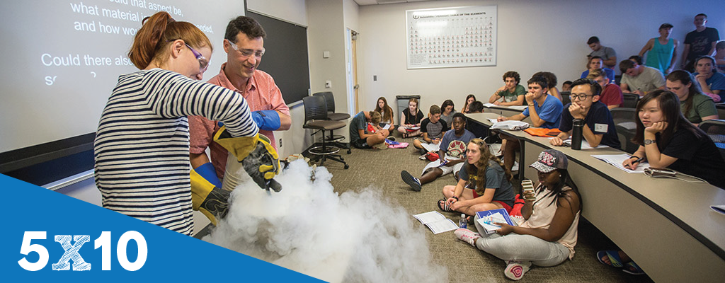 5x10 symposium during Orientation