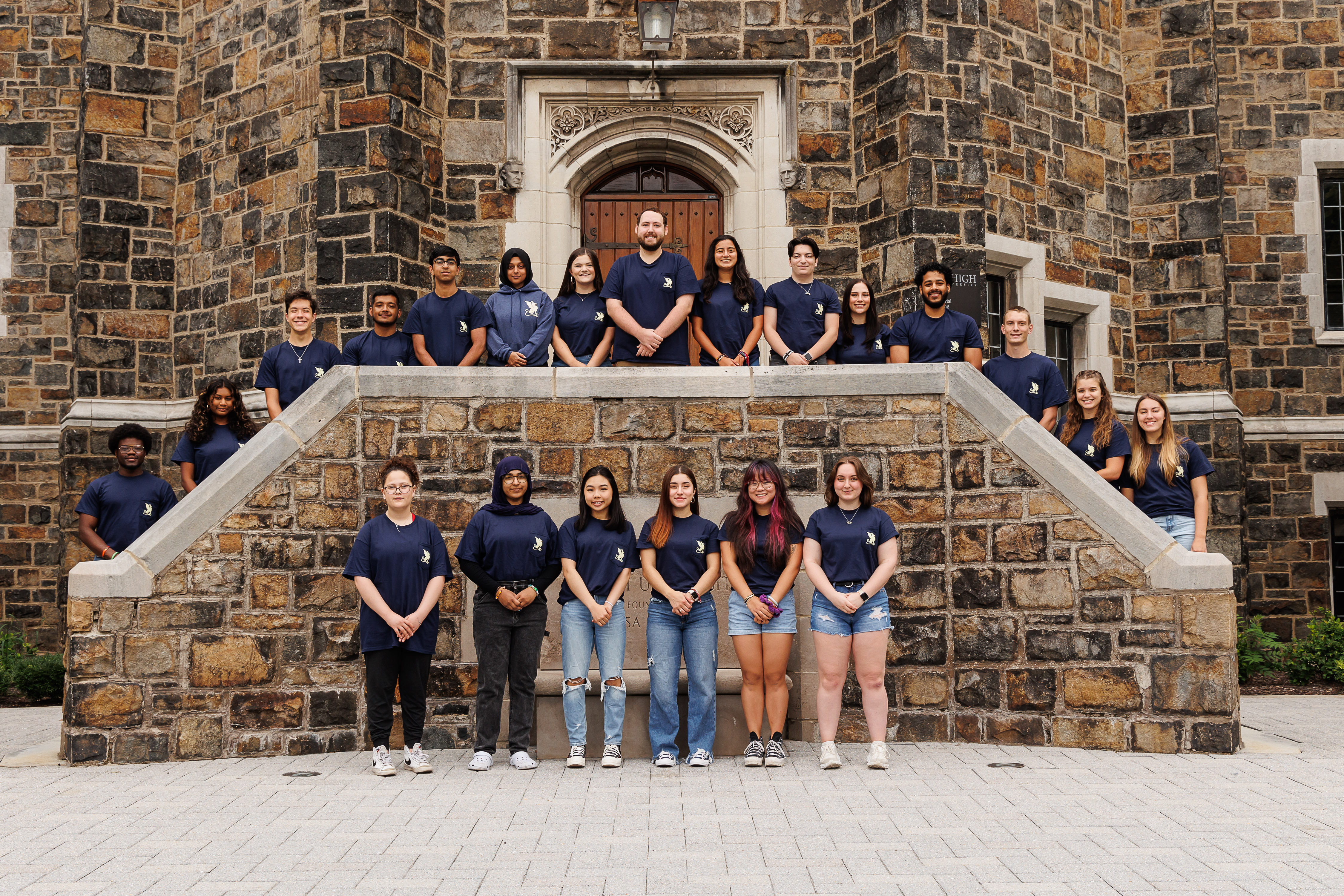 The Village in front of Alumni Memorial Bldg.