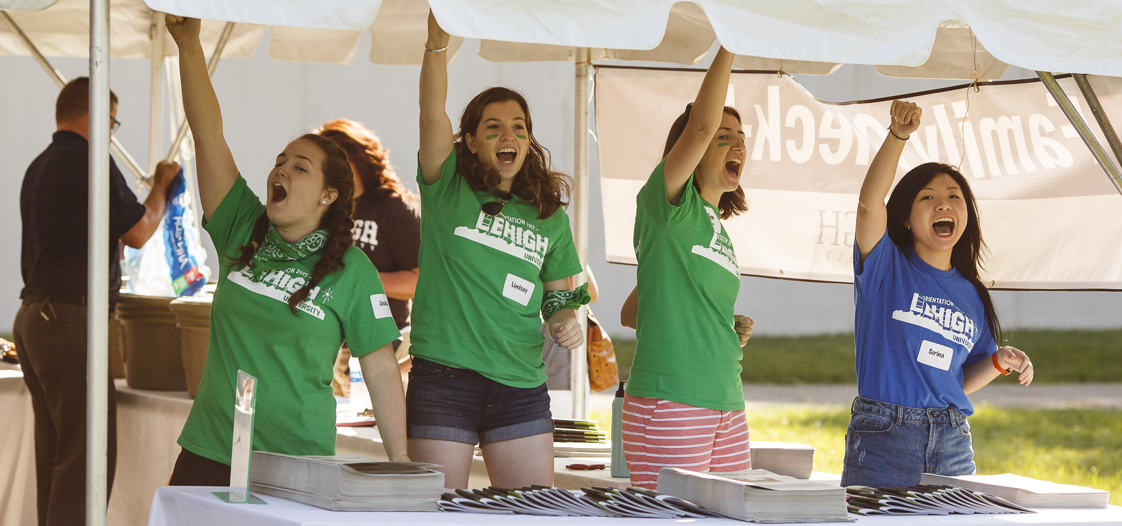 Orientation Leaders Welcoming students and families at Orientation