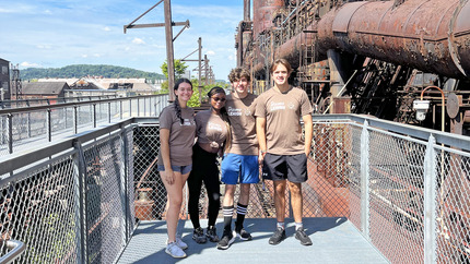 Discover Lehigh Students at the Steel Stacks