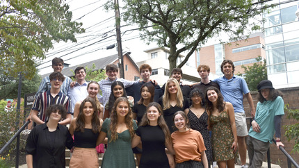 Building Bridges participants group photo on campus