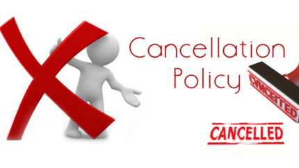 No Show &amp; Late Cancellation Policy